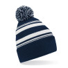 Winter hat - mod. B473R:French Navy, 50% polyester / 50% acrylic, White, One Size